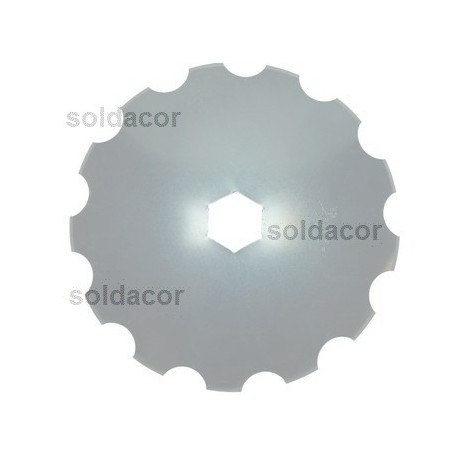 Disco para grada 20" 510x3.5 mm. espesor. Dentado